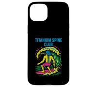 Indietro Chirurgia Titanium Spine Club Cool Mens Get Well Custodia per iPhone 15 Plus
