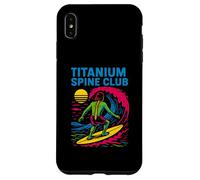 Indietro Chirurgia Titanium Spine Club Cool Mens Get Well Custodia per iPhone XS Max