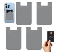 Indietro del supporto della scheda telefonica, il supporto del supporto della scheda del telefono si accende | 4x Adesivo per portafoglio del telefono - Accessori per cellulari, ciotola