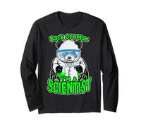 Indietro Man I'm A Scientist Panda Bear STEM Science Geek Maglia a Manica