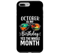 (INDIETRO) Ottobre è il mio compleanno Sì Il compleanno di tutto il mese Custodia per iPhone 7 Plus/8 Plus