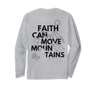 Indietro Stampa Cristiana Bibbia Versi La Fede può spostare Le Montagne Maglia a Manica