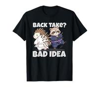 Indietro Take? Bad Idea - Brazilian Jiu Jitsu Grappling Humor Maglietta