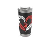 Indigene Donne MMIW Indosso Rosso Per Le Mie Sorelle Bicchiere termico in acciaio inox doppia parete