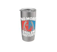 Indigene Donne MMIW Indosso Rosso Per Le Mie Sorelle Bicchiere termico in acciaio inox doppia parete