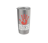 Indigene Donne MMIW Indosso Rosso Per Le Mie Sorelle Bicchiere termico in acciaio inox doppia parete