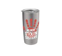Indigene Donne MMIW Indosso Rosso Per Le Mie Sorelle Bicchiere termico in acciaio inox doppia parete