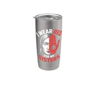 Indigene Donne MMIW Indosso Rosso Per Le Mie Sorelle Bicchiere termico in acciaio inox doppia parete