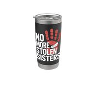 Indigene Donne MMIW Indosso Rosso Per Le Mie Sorelle Bicchiere termico in acciaio inox doppia parete