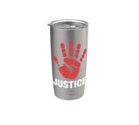 Indigene Donne MMIW Indosso Rosso Per Le Mie Sorelle Bicchiere termico in acciaio inox doppia parete
