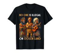 Indigenous Peoples' Day - No One is Illegal on Stolen Land Maglietta