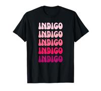 Indigo Name Design Maglietta