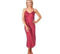 Indigo Sky Samsara Long Satin Chemise Nightdress Camicia da Notte Donna | Sleep and Lounge in stile sensuale nella nostra camicia da notte lunga Indigo Sky Samsara