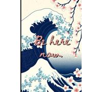 Indigo Waves and Cherry Blossoms: 6x9 120pg Notebook