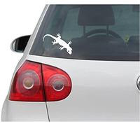 INDIGOS UG Adesivo Auto - Sticker - Auto - JDM - Die Cut - Gecko Decal Car Window Laptop Vinyl Sticker - Bianco - 121 mmx88 mm