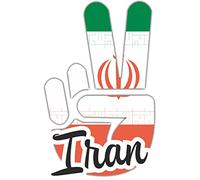 INDIGOS UG - Auto Adesivi/Sticker - Iran - Vittoria - Finestra, Tronco, Veicolo, Tuning