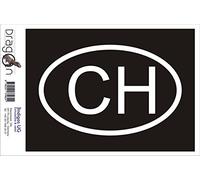 INDIGOS UG Bumper Adesivo - The Schweiz CH - 110x70 mm Bianco