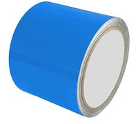 INDIGOS UG - Strisce Decorative 10m x 100mm - Azzurro Lucido - Modellismo di Auto, Moto, Barche, Strisce Laterali, Strisce adesive, Tuning, Car Wrapping, Strisce di Rivestimento per Auto