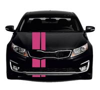 INDIGOS UG - Strisce viper auto - M200 lucide - 2 strisce rosa - 400 cm x 20 cm e 400 cm x 5 cm - strisce sottili - senza pellicola di trasferimento - Tuning - Viper - Strisce da corsa - Adesivo per