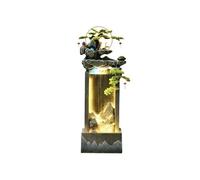 Indipendente Fontana da pavimento con funzione di circolazione dell'acqua, ornamenti Feng Shui che attraggono la fortuna, accessori for la casa e il soggiorno cascata