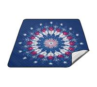 Indipendenza Fuochi D'artificio Blu Navy Impermeabile Spiaggia Accessori Grande Festa di Campeggio Grande Coperta Spiaggia per Terra Concerto Coperta manta para la playa