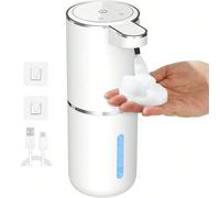 Indispensabile per Ognissanti e Natale, nuovo dispenser di sapone automatico con sensore, sapone liquido per le mani per il commercio transfrontaliero, lavamani elettrico a schiuma da parete adatto pe