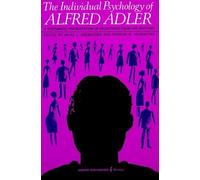 Alfred Adler Individual Psychology (Tascabile) Torchbooks