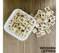 Individuale Legno Sostituibile Piastrelle Nero Lettere Per Artigianato Alfabeti