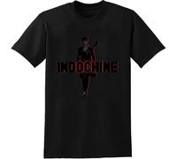 Indochine Groupe Rock Men Basic Casual Summer Tee Round Neck Unisex Tops Men's 100% Cotton Short-Sleeve T-Shirts L