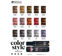 Indola Cartella colori Color Style Mousse