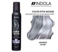 Indola Color Style Mousse Argento 200 ml - Mousse colorante
