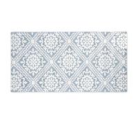 Indomex Mena - Tappeto 080 x 150 cm, colore: Blu/Bianco