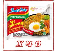 Indomie Noodles Fritti Istantanei MI Goreng (40 Confezioni da 80g)