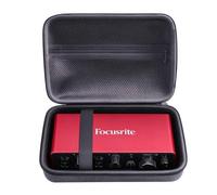 inDomit Custodia protettiva rigida da viaggio compatibile con interfaccia audio USB Apollo x4 / Focusrite Scarlett 18i8 / 8i6 / 18i16, nero e grigio (solo custodia)