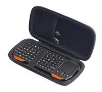 inDomit Custodia protettiva rigida da viaggio compatibile con mini tastiera Bluetooth Fosmon QWERTY | guscio rigido in EVA, custodia mini tastiera, nero - solo custodia