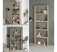 Indomita Libreria Estensibile angolare Wish 72x22x200h Colore Rovere