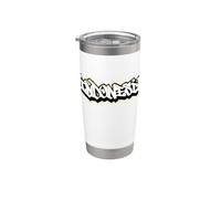 Indonesia Graffitismo Scritte Bali Bicchiere termico in acciaio inox doppia parete