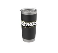 Indonesia Graffitismo Scritte Bali Bicchiere termico in acciaio inox doppia parete