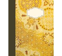 Indonesian High-Quality Batik Pattern A Notebook: A Timeless Piece of Cultural Art: Lined 120 pages. Good for gifts, collections and every day use