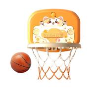 Indoor Basketball Hoop Wall Mounted - No Punching Foldable Basket Space