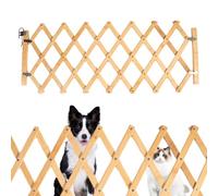 Indoor Dog Gate, Foldable Safety Fence, Pet and Child Barrier Divider 9.84-43.30 in, Lightweight Room Enclosure, for Stairs Doorways Hallways Toddler Bunny Cat Home Protection, Injury-Preventives