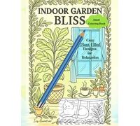 Indoor Garden Bliss Adult Coloring Book