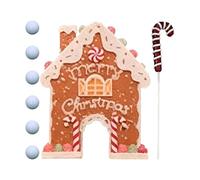 Indoor Golf Game - Christmas Golf Decor, Fun Putting Play Set, Golf Course Kit, Cane Club Equipment, Sport Accessory for Adults Beginners, Home Holiday Entertainment 15,75 x 11,81 pollici