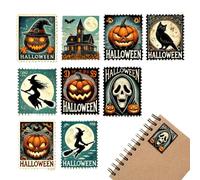 Indoor Halloween Stickers, Pumpkin Spooky Sticker, Easy to Use Multiuse
