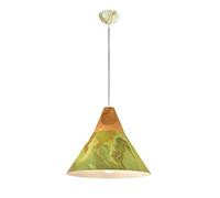 Indoor Lighte V-intage 1 Heads Ceiling Lights Imitat Wood Adjustable Pendant Lighting Metal Shade LED Chandelier for Dining Living Room