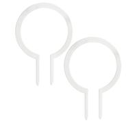 Indoor Plant Trellis, Clear Acrylic Climbing Support, 7,87 x 5,51 x 0,12 pollici Decorative Flower Stem Stakes, Lightweight Gage Holder, 2 per Ivy Pothos Balcony