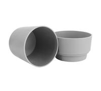 Indoor Pots For Plants - ABS 15.5x12.4cm | Double Layer Container And Money Organizer | Multi-Purpose Storage For Cash Key Jewelry And Flower Planting For Garden Porch Patio Yard Lawn Home Balcony