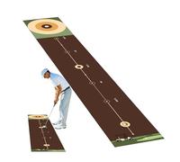 Indoor Putting Green Mat, Portable Golf Practice Pad, Home Training Tool for Men Women Adults, Backyard Game Equipment, Office Putting Surfaces Gift, 19,69 x 118,11 pollici