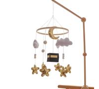 Indoor Wind Chimes, Adorable Basket Wind Chime, Baby Soothing Toy on Age 0-3, Rotating Sneakers Bell, for Daily Use, Night Bed Training, Travel, Nursery and Home