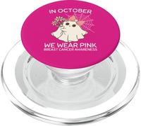 Indossa il rosa per Halloween al cancro al seno sopravvissuta alla consapevolezza della mamma PopSockets PopGrip per MagSafe